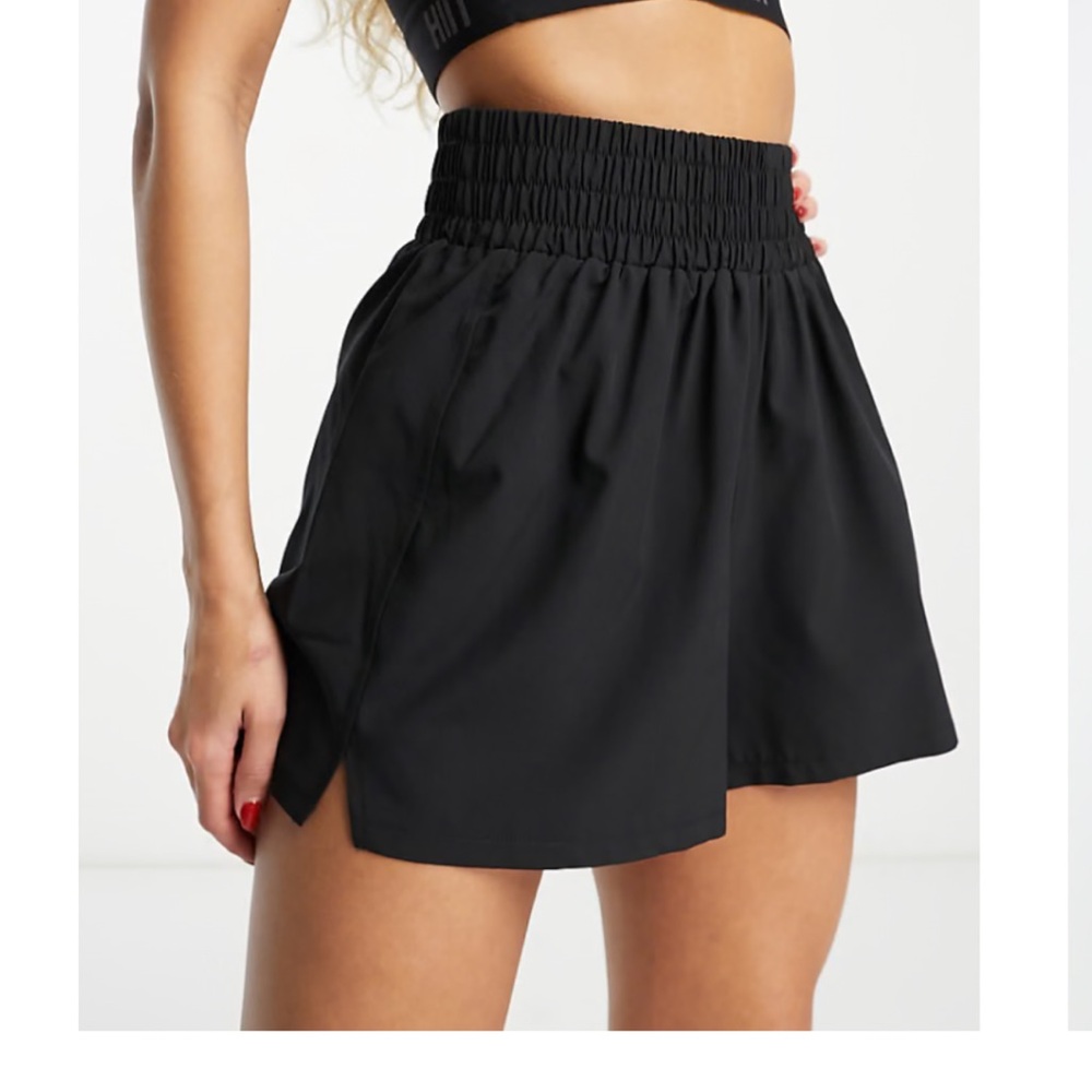 HIIT Women's Black High Waist Athletic Shorts